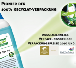 Tana tisztítószer palackok: 100% -ban újrahasznosított műanyagból készült palackokat gyárt 2017-ben a Tana