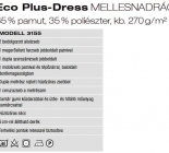 Kübler Eco Plus-Dress búzavirágkék mellesnadrág