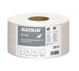 Katrin Plus Gigant Toilet S2 toalettpapír (wc papír), 19cm, 2 rétegű, hófehér, 400 lapos, 100 méter/tekercs, 100% cellulóz, 12 tekercs/zsák 