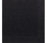 3 rétegű 33cm szalvéta fekete 4x250db