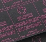 SIGRAFLEX ECONOMY grafit tömítő lemez 1x1000x1000 mm